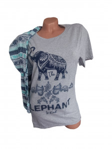 pijama dama cu maneca scurta cod p710