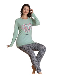 Pijama dama din bumbac calitativ cod x3966