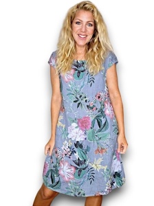 Rochie dama fabricatie Italia, croiala moderna, usoara si eleganta