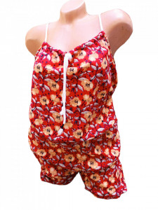 salopeta scurta de dama din bumbac cod m3812