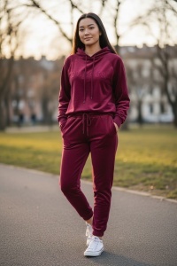 Trening cu maneca lunga din catifea pentru dama COD TRENING-101