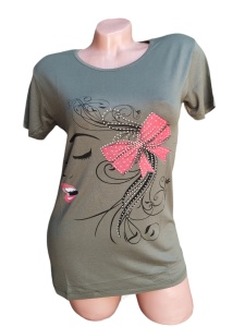 Tricou dama calitativ din bumbac model nou cod x2818