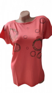 Tricou dama cu maneca scurta cod a760 - Img 2