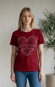Tricou dama cu maneca scurta, marimi pana la 2xl