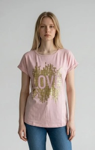 Tricou dama cu maneca scurta, marimi pana la 2xl