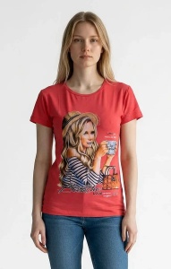 Tricou dama cu maneca scurta, marimi pana la 2xl