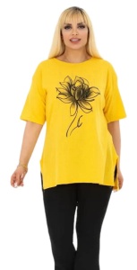 Tricou dama cu maneca scurta, marimi pana la 5xl