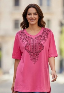 Tricou dama cu maneca scurta, marimi pana la 5xl