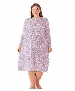 camasa noapte din bumbac vatuit model nou cod L58519