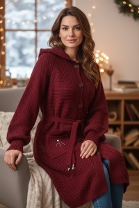 Cardigan tricotat, gros cu maneca lunga COD CARDIGAN-022
