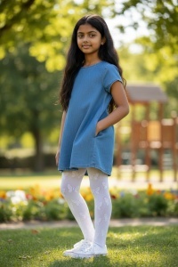 Dres cu diferite imprimeuri pentru fetita COD DRES-002
