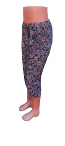Pantaloni 3 sfert vaporosi de vara pentru dama cod x5382