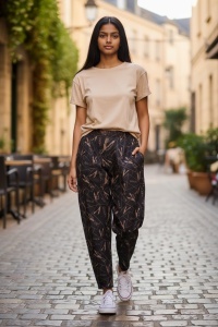 Pantaloni grosi colorati de dama COD PANTALON-119