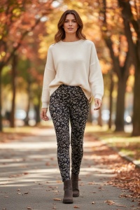 Pantaloni grosi, colorati de dama COD PANTALON-391