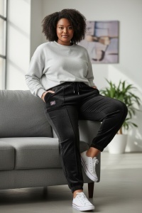 Pantaloni lungi din catifea pentru dama COD PANTALON-229