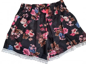 pantaloni scurti inflorati de dama model nou cod L22828