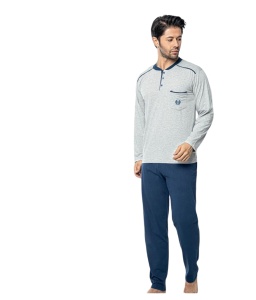 Pijama barbati groasa din bumbac calitativ model nou cod x3907