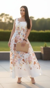 Rochie dama fabricatie Italia, croiala moderna, usoara si eleganta