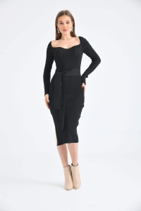 Rochie groasa tricot de dama COD ROCHIE-075