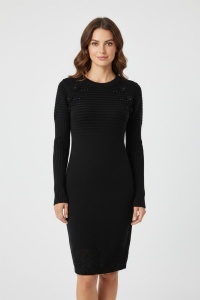 Rochie groasa tricot de dama COD ROCHIE-185