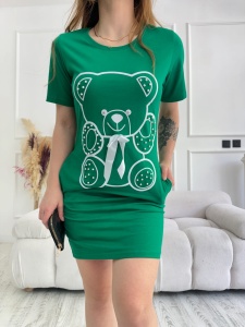 Rochie sport casual dama cu maneca scurta