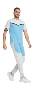Trening barbati cu maneca scurta si pantaloni lungi COD TRENING-656