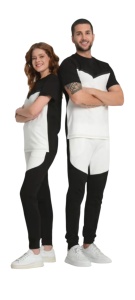 Trening cuplu cu maneca scurta si pantaloni lungi COD TRENING-662