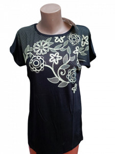 Tricou dama cu maneca scurta cod a4014 - Img 1