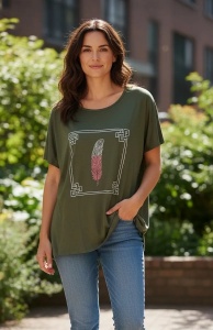 Tricou dama cu maneca scurta, marimi pana la 10xl