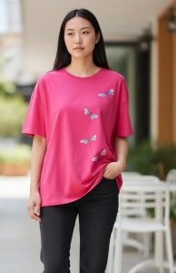 Tricou dama cu maneca scurta, marimi pana la 10xl