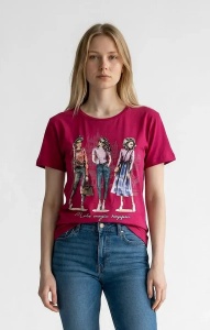 Tricou dama cu maneca scurta, marimi pana la 2xl