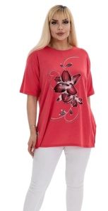 Tricou dama cu maneca scurta, marimi pana la 5xl