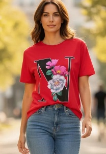 Tricou dama cu maneca scurta, marimi pana la 5xl