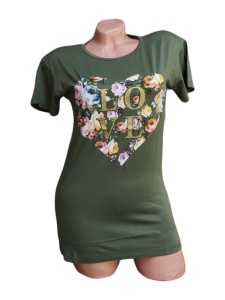 Tricou dama din bumbac calitativ model nou cod x1196