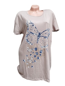 Tricou dama din bumbac calitativ model nou cod x1308