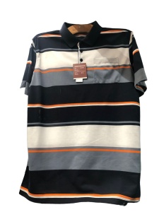 Tricou polo cu dungi de barbati cod x1370