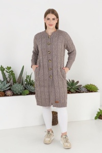 Cardigan tricotat, gros cu maneca lunga COD CARDIGAN-009