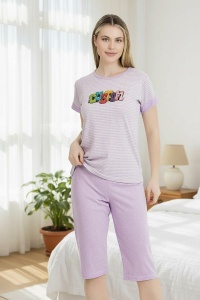 Compleu dama cu maneca scurta din tricot