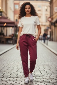Pantaloni lungi de trening pentru dama COD PANTALON-356