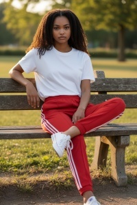 Pantaloni lungi de trening pentru dama COD PANTALON-366