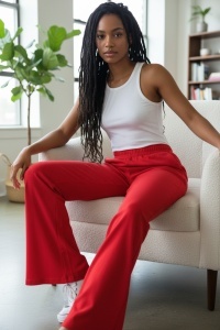 Pantaloni tricot lungi de dama COD PANTALON-376