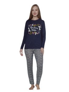 Pijama dama din bumbac calitativ cod x3968