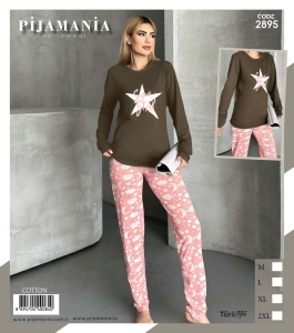 Pijama vatuita din bumbac de dama cod x20244