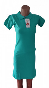 Rochie dama cu maneca scurta, din bumbac cod a1618 - Img 2