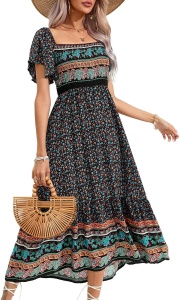 Rochie de vara cu diferite imprimeuri model nou cod x5700