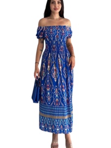 Rochie de vara cu diferite imprimeuri model nou cod x5730