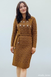 Rochie groasa tricot de dama COD ROCHIE-192