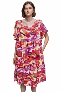 Rochie vaporoasa de vara cu imprimeu floral