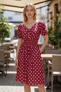 Rochie vaporoasa de vara cu imprimeu floral