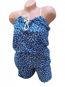 salopeta scurta de dama din bumbac cod m3814